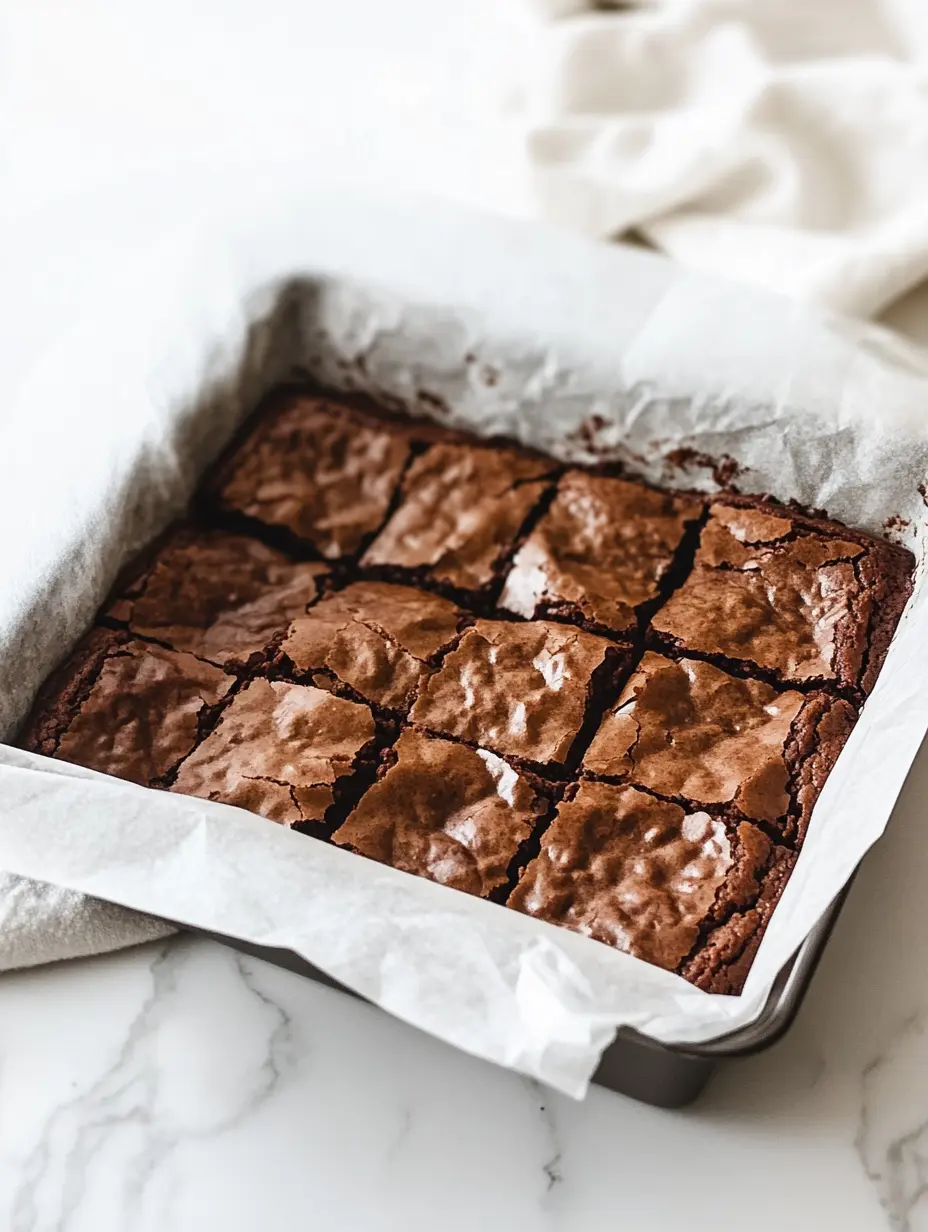 fresh-baked-keto-brownies Freshly baked keto brownies cooling in a pan, sliced into perfect squares