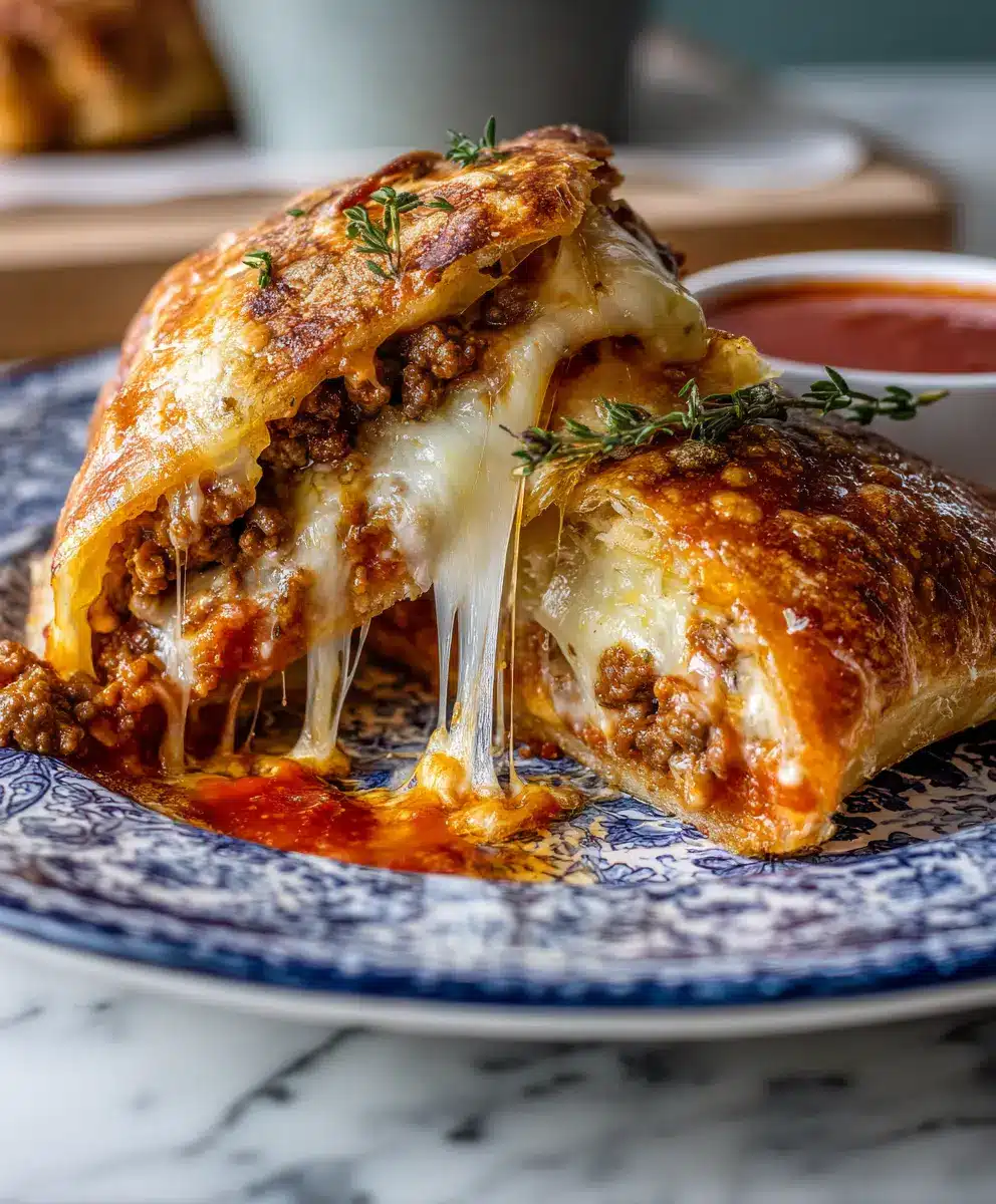 Cheesy Garbage Bread with Beef Filling – Homemade Recipe Gooey stuffed garbage bread with melted cheese and ground beef