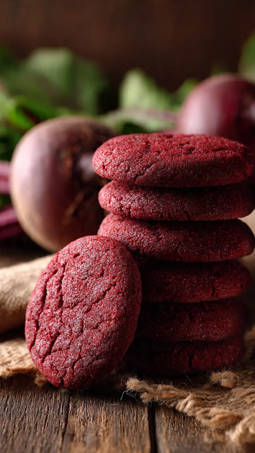 red-velvet-cookies-made-with-beet-powder-slightly- (1) Red velvet cookies without food coloring