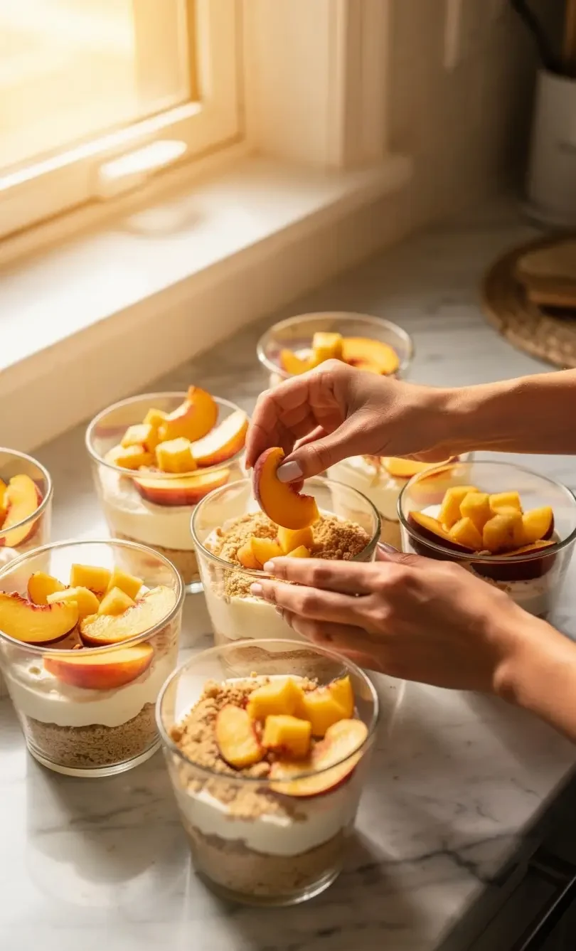 close-up-of-a-spoon-scooping-into-a-peach-mango-cr peach-mango-dessert-preparation.jpg